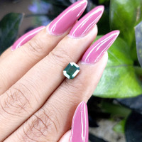 1.52 Ct. Green Sapphire from Madagascar Life Style