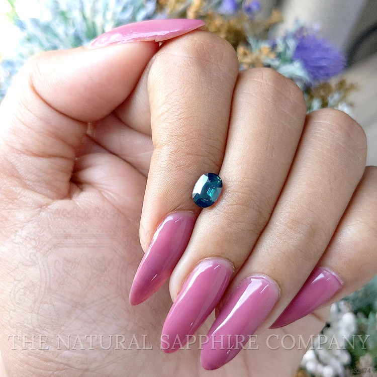 1.14 Ct. Greenish Blue Sapphire from Madagascar