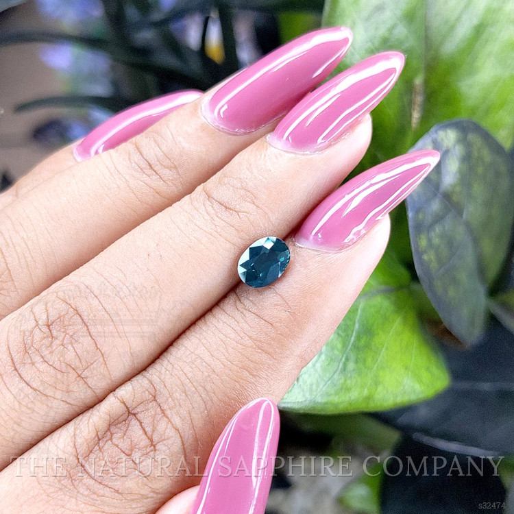 1.14 Ct. Greenish Blue Sapphire from Madagascar