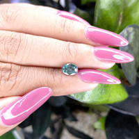1.10 Ct. Greenish Blue Sapphire from Madagascar Life Style