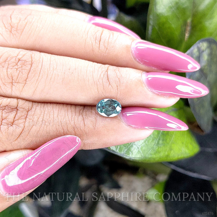 1.10 Ct. Greenish Blue Sapphire from Madagascar