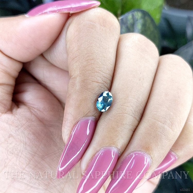 1.05 Ct. Greenish Blue Sapphire from Madagascar