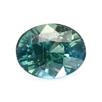 0.98 Ct. Bluish Green Sapphire from Madagascar Video
