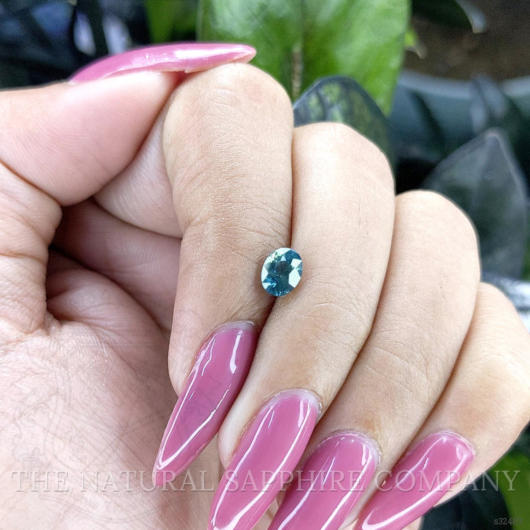 0.98 Ct. Bluish Green Sapphire from Madagascar