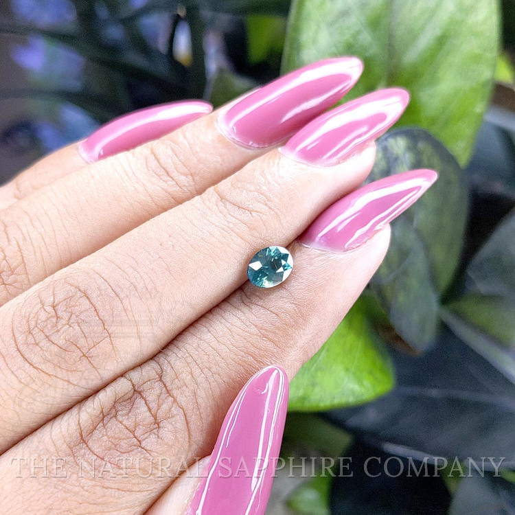0.98 Ct. Bluish Green Sapphire from Madagascar