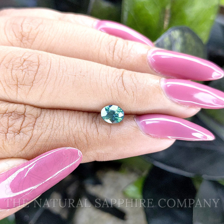 0.98 Ct. Bluish Green Sapphire from Madagascar