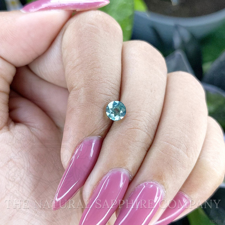 0.94 Ct. Bluish Green Sapphire from Madagascar