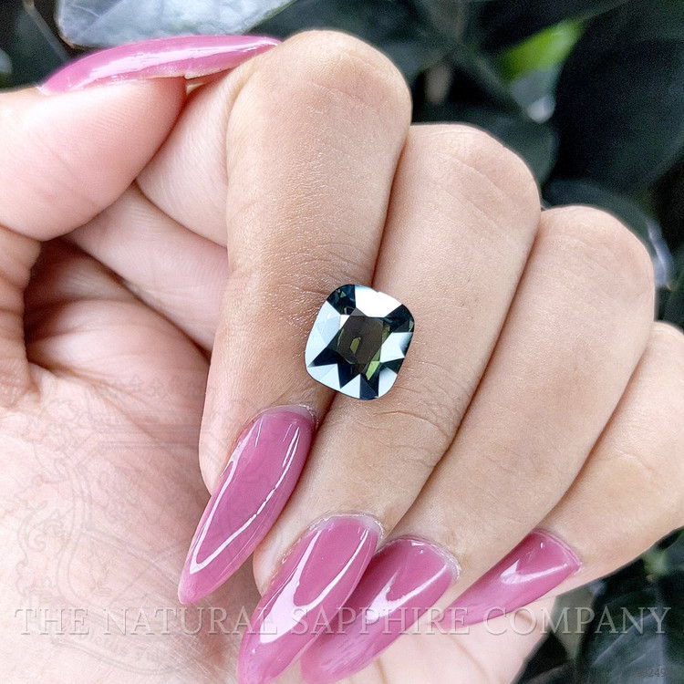 5.10 Ct. Bluish Green Sapphire from Tanzania