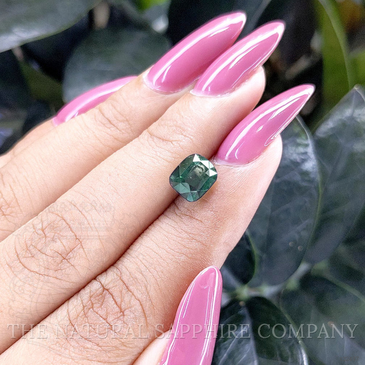 3.14 Ct. Bluish Green Sapphire from Tanzania