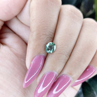 1.15 Ct. Bluish Green Sapphire from Tanzania Life Style