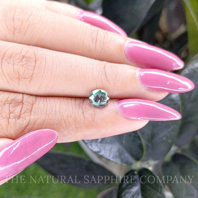 1.15 Ct. Bluish Green Sapphire from Tanzania