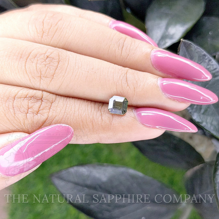 1.42 Ct. Brownish Green Sapphire from Tanzania