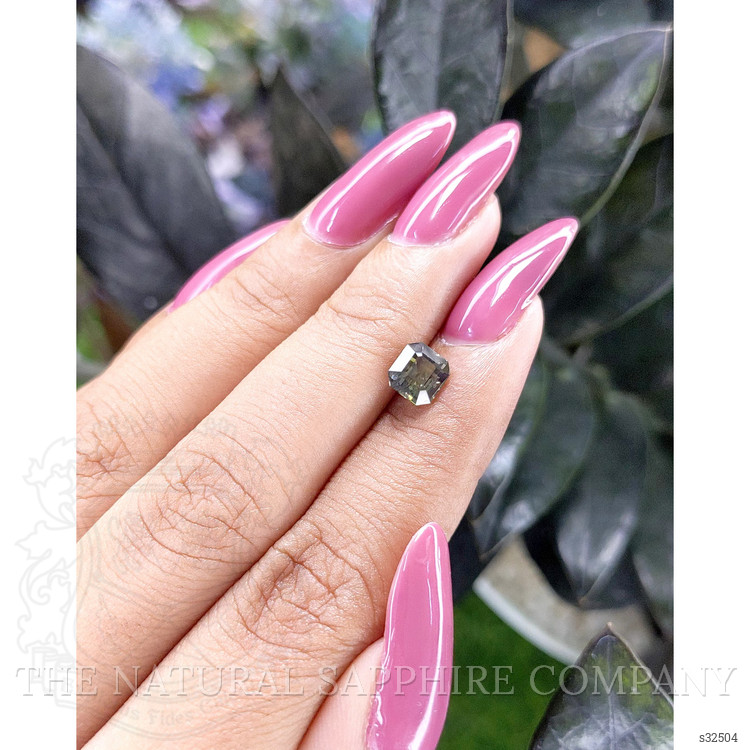 1.42 Ct. Brownish Green Sapphire from Tanzania