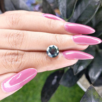 3.97 Ct. Bluish Green Sapphire from Tanzania Life Style