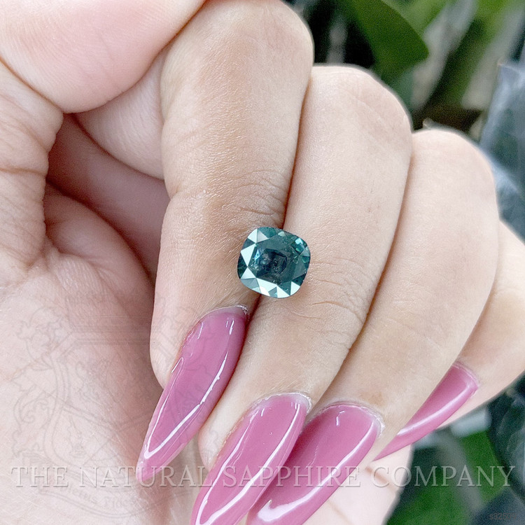 3.11 Ct. Greenish Blue Sapphire from Tanzania