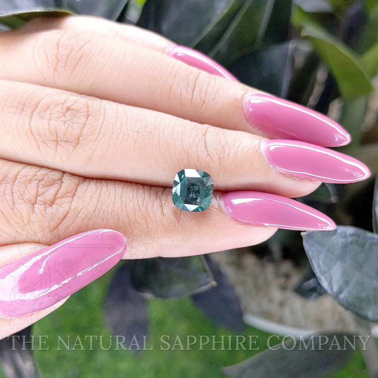 3.11 Ct. Greenish Blue Sapphire from Tanzania