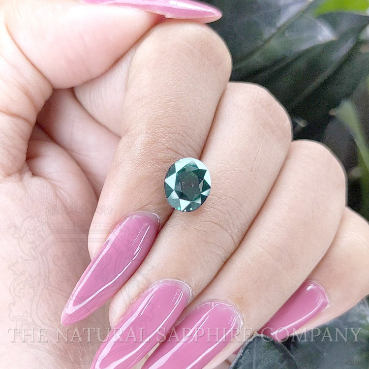 3.56 Ct. Bluish Green Sapphire from Tanzania