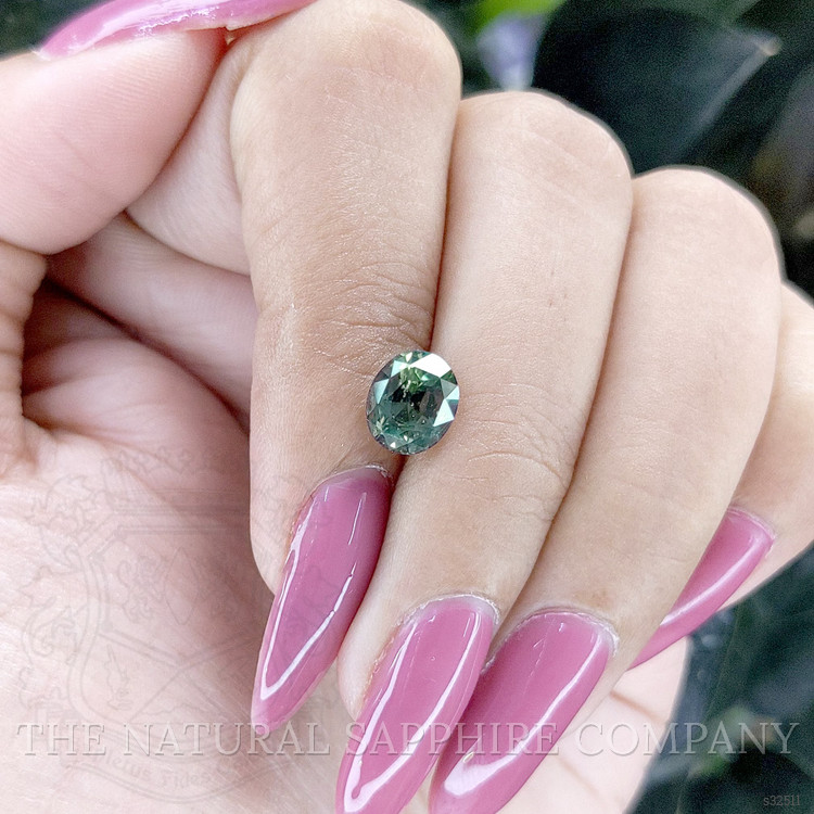 2.52 Ct. Bluish Green Sapphire from Tanzania