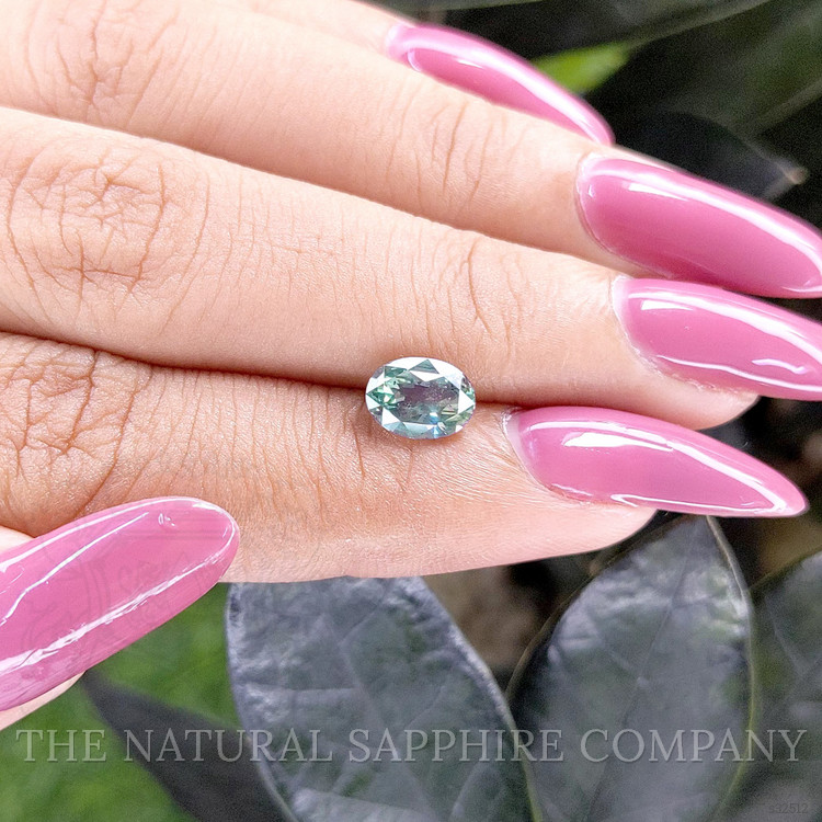 1.62 Ct. Bluish Green Sapphire from Tanzania
