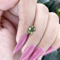 1.18 Ct. Green Sapphire from Tanzania Life Style