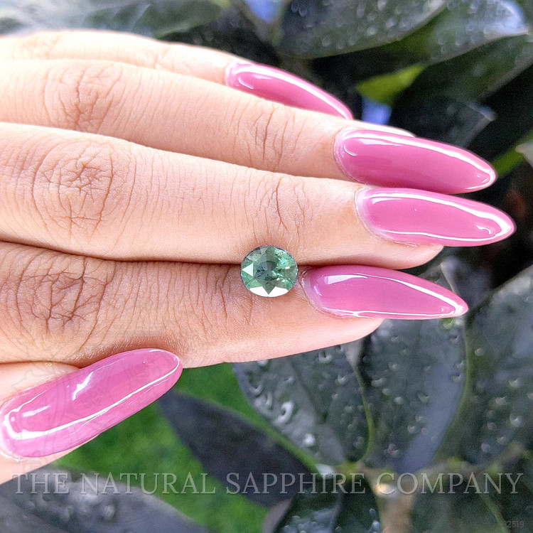 2.00 Ct. Bluish Green Sapphire from Tanzania