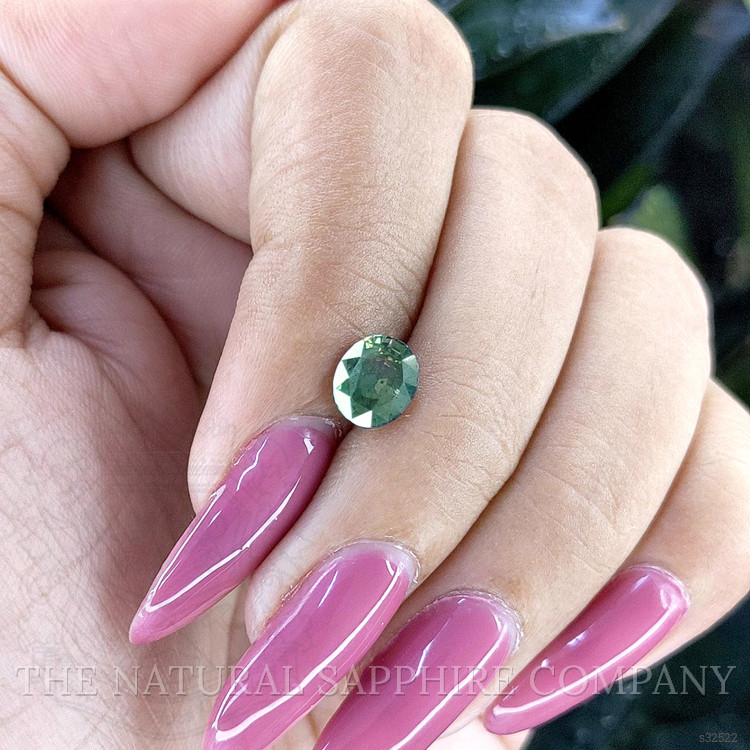1.64 Ct. Bluish Green Sapphire from Tanzania