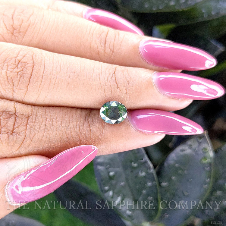 1.64 Ct. Bluish Green Sapphire from Tanzania