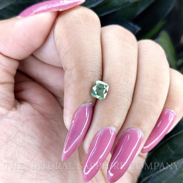 1.24 Ct. Bluish Green Sapphire from Tanzania