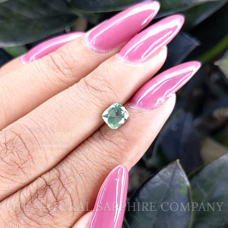 1.24 Ct. Bluish Green Sapphire from Tanzania