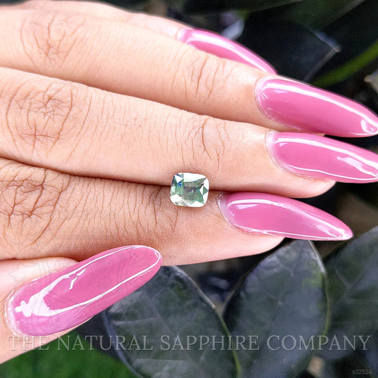 1.24 Ct. Bluish Green Sapphire from Tanzania