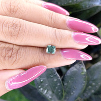 1.00 Ct. Bluish Green Sapphire from Tanzania Life Style