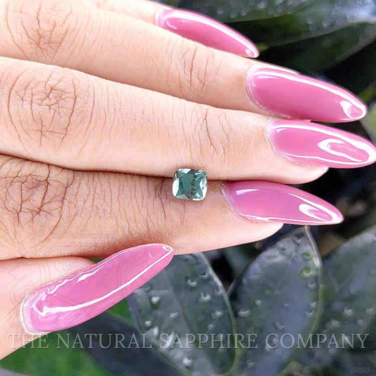 1.00 Ct. Bluish Green Sapphire from Tanzania