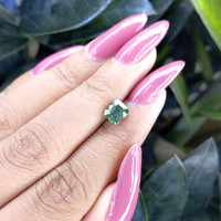 1.49 Ct. Bluish Green Sapphire from Tanzania Life Style