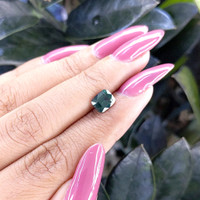 1.68 Ct. Bluish Green Sapphire from Tanzania Life Style