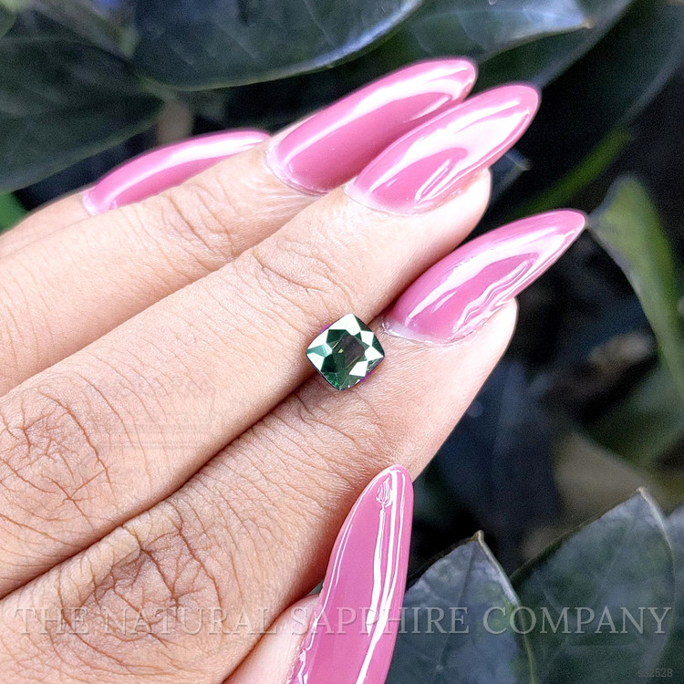 1.00 Ct. Bluish Green Sapphire from Tanzania