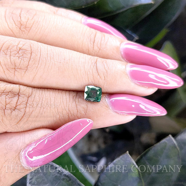 1.00 Ct. Bluish Green Sapphire from Tanzania