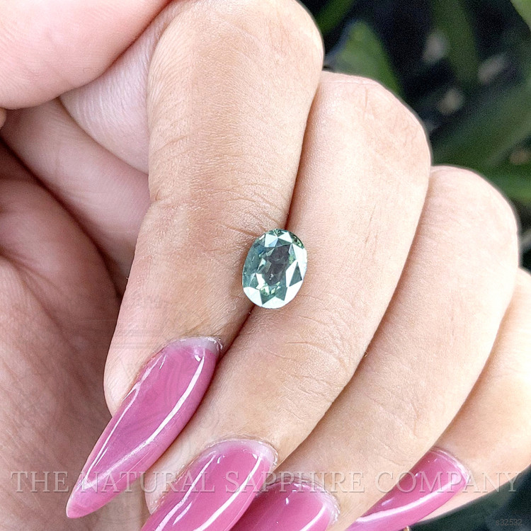 1.67 Ct. Green Sapphire from Tanzania