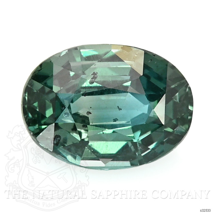 2.25 Ct. Bluish Green Sapphire from Tanzania