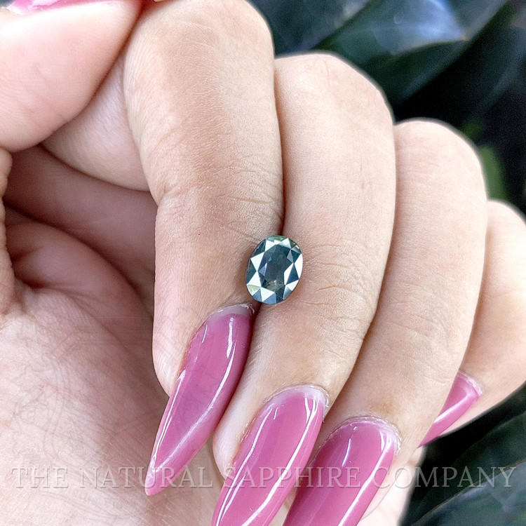 1.78 Ct. Greenish Blue Sapphire from Tanzania