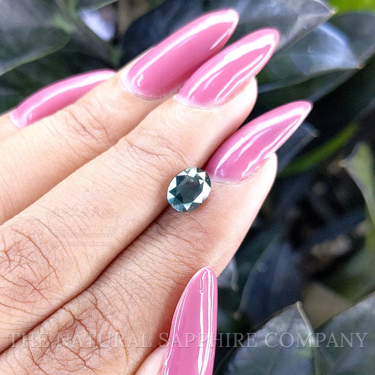 1.78 Ct. Greenish Blue Sapphire from Tanzania