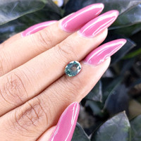 1.40 Ct. Bluish Green Sapphire from Tanzania Life Style