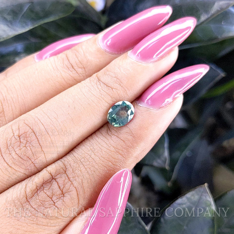 1.40 Ct. Bluish Green Sapphire from Tanzania