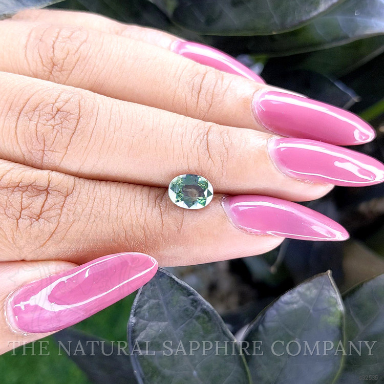 1.40 Ct. Bluish Green Sapphire from Tanzania