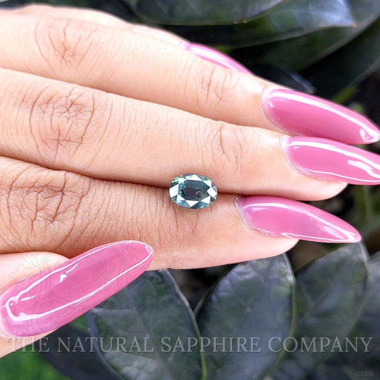 1.88 Ct. Bluish Green Sapphire from Tanzania