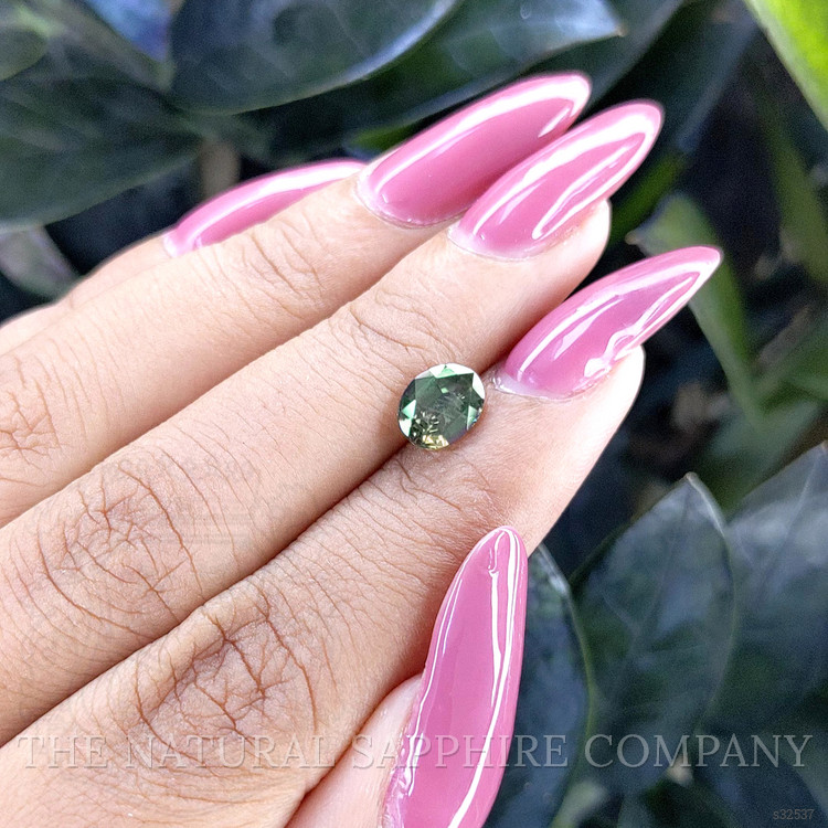 1.53 Ct. Green Sapphire from Tanzania