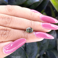 1.53 Ct. Green Sapphire from Tanzania Life Style