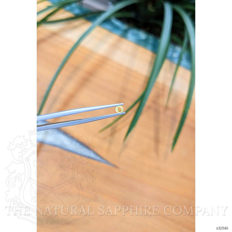 0.21 Ct. Yellow Sapphire from Madagascar
