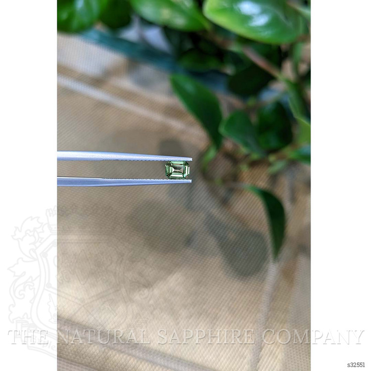 0.58 Ct. Green Sapphire from Madagascar