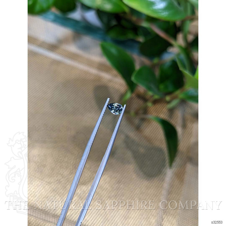 0.53 Ct. Greenish Blue Sapphire from Madagascar