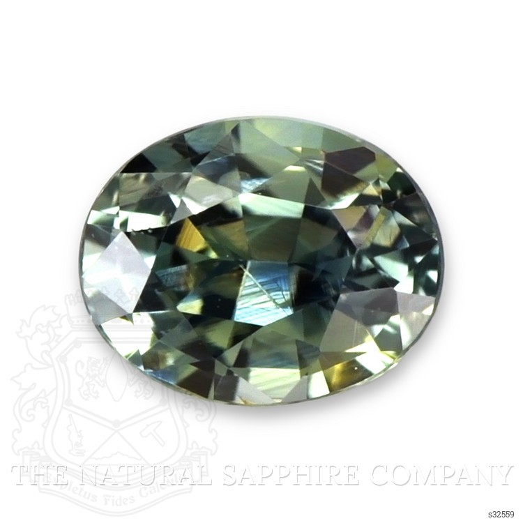 0.46 Ct. Bluish Green Sapphire from Madagascar